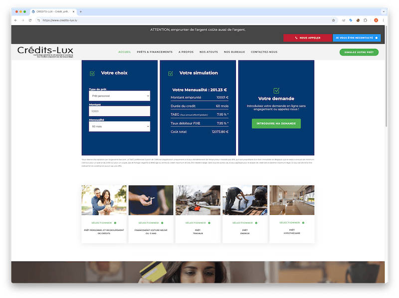Exemple de réalisation site professionel pour profession libérale 03