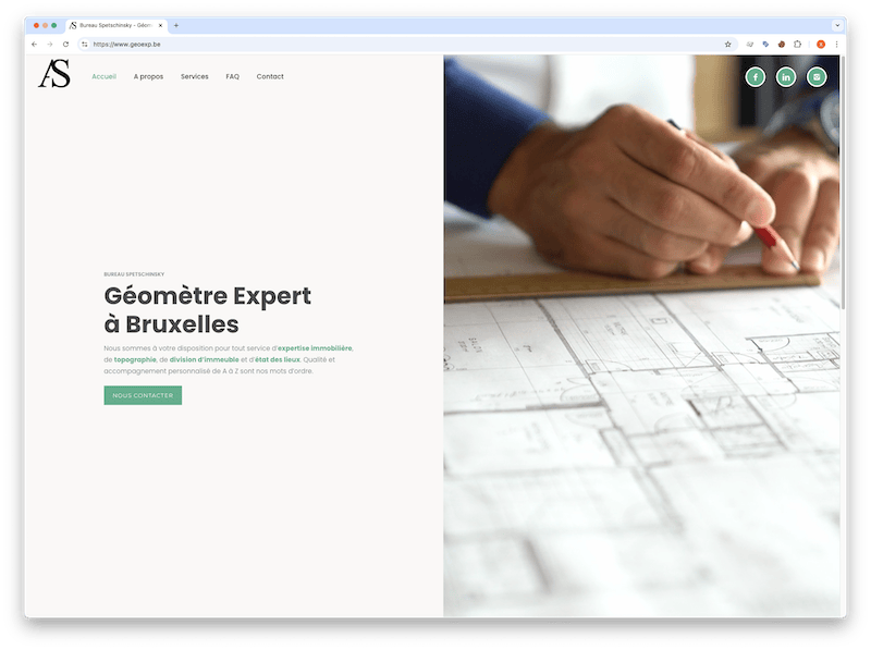Exemple de réalisation site professionel pour profession libérale 05