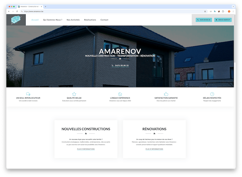 Exemple site entreprise batiment 04